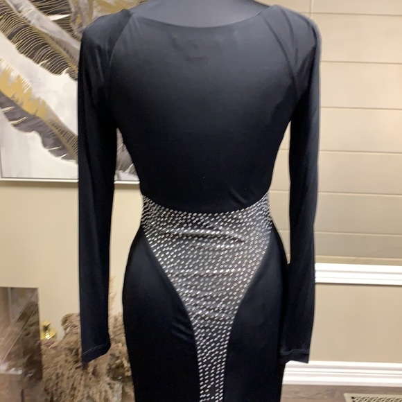 Nicole Bakti Rhinstone Gown Formal Dress - Picture 13 of 17